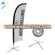 3.4m feather banner flag for event exhibition