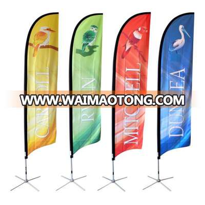 Cheap Custom Feather Flags With X Cross base