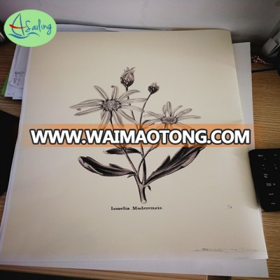 Bespoke printing for museum flower wall art posters