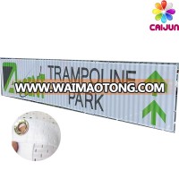 Digital printed mesh banner, vinyl and polyester fence banner