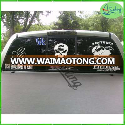 static cling vinyl material easy stick on transparent window film for car