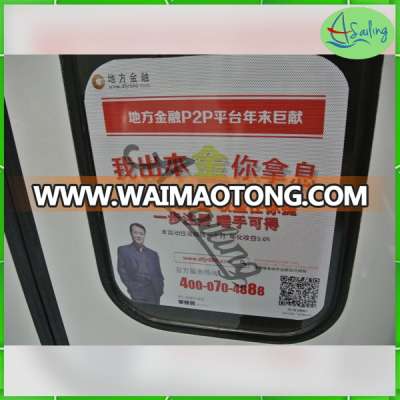 see -through perforated stickers window film for window ,car glass