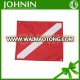 Hot selling custom sewn 420D dive flag